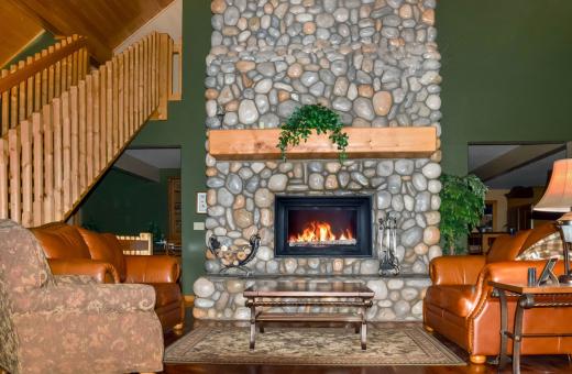 Shulin Lake Resort Fireplace