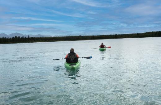 Kayaking at Shulin Lake AK